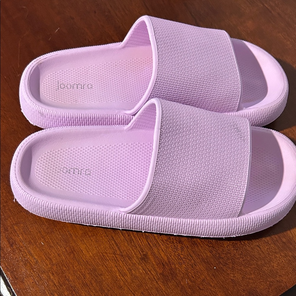 Joomra Pink Slide Sandals - Soft Slip-On